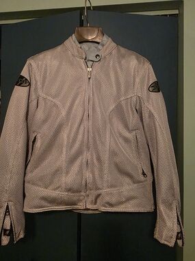 Joe Rocket  Mesh Motorcycle Jacket - Light Gray